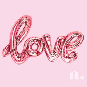 LOVE ballon letters