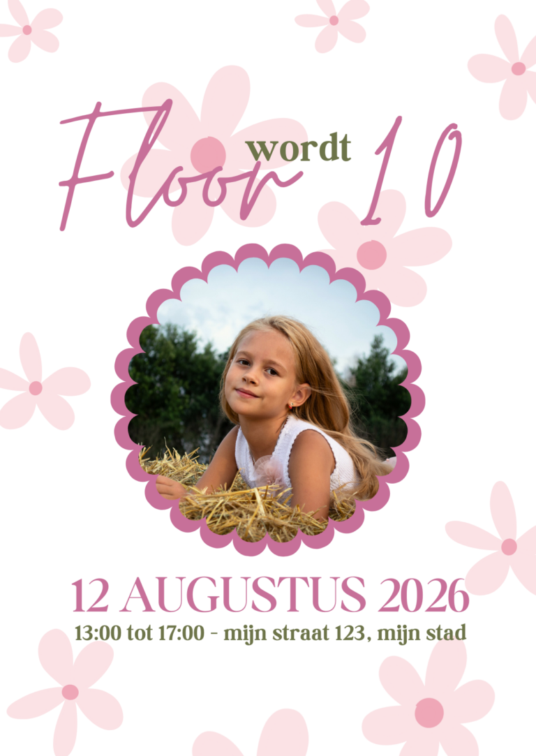 Kaart Verjaardag Meisje